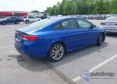 2015 Chrysler 200 S z USA, uszkodzony, nr VIN 1C3CCCBG2FN518255